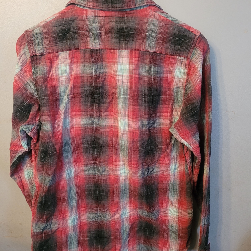 Vans Plaid Button Down Shirt Streetwear Skater Effortless - Picture 2 of 5